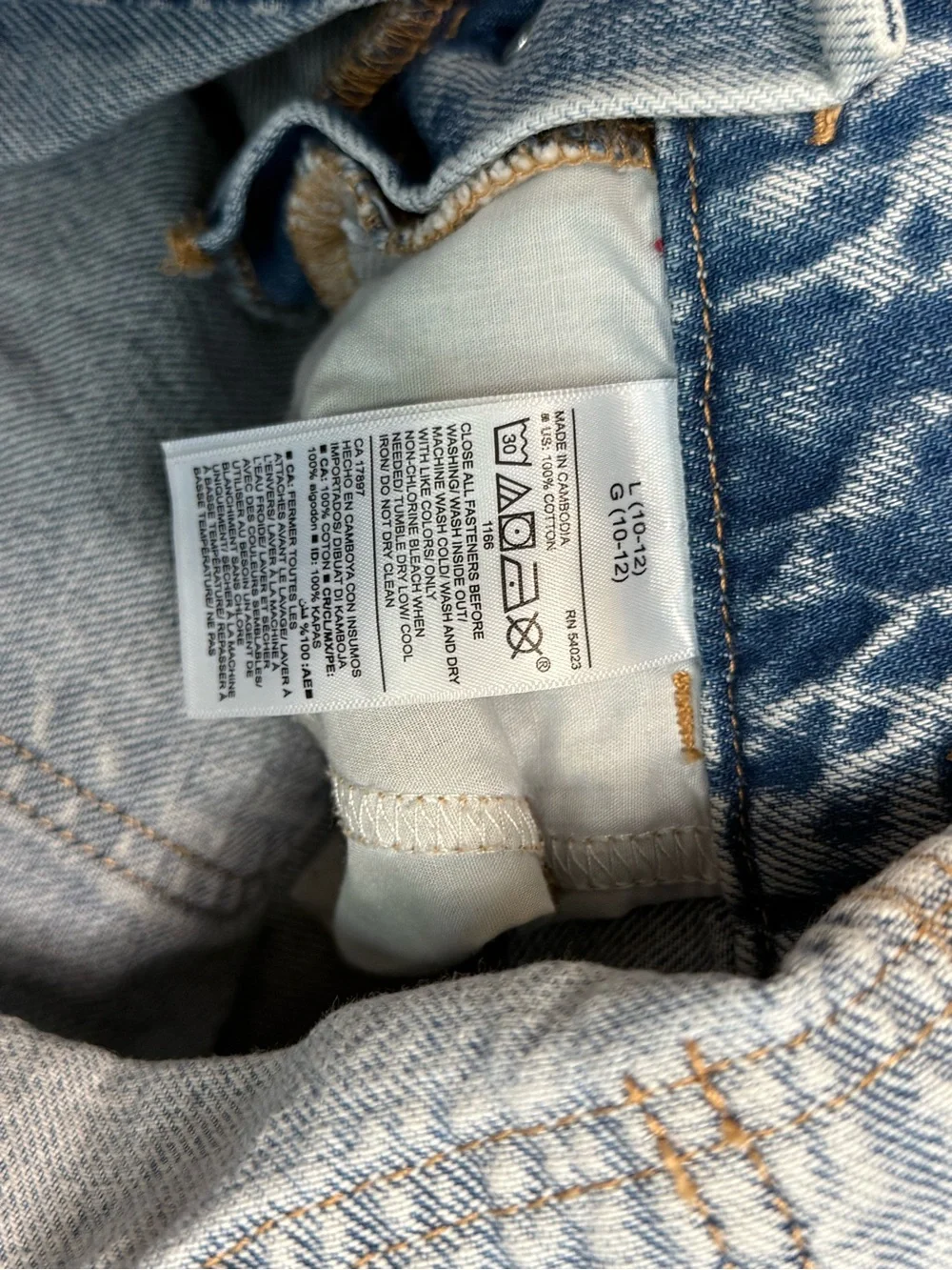 Old Navy Denim Overalls – Girls Size L (10–12)